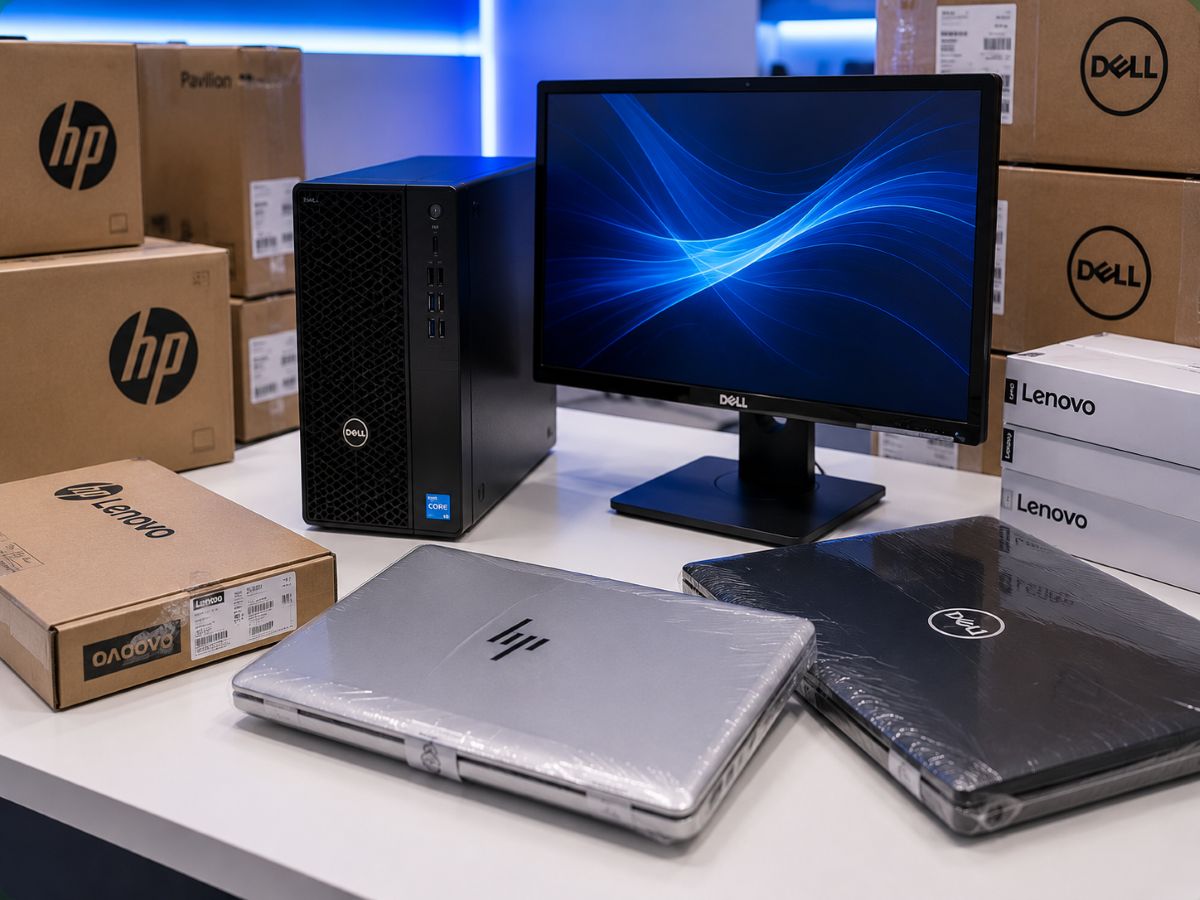 new laptops and desktops ready for sale