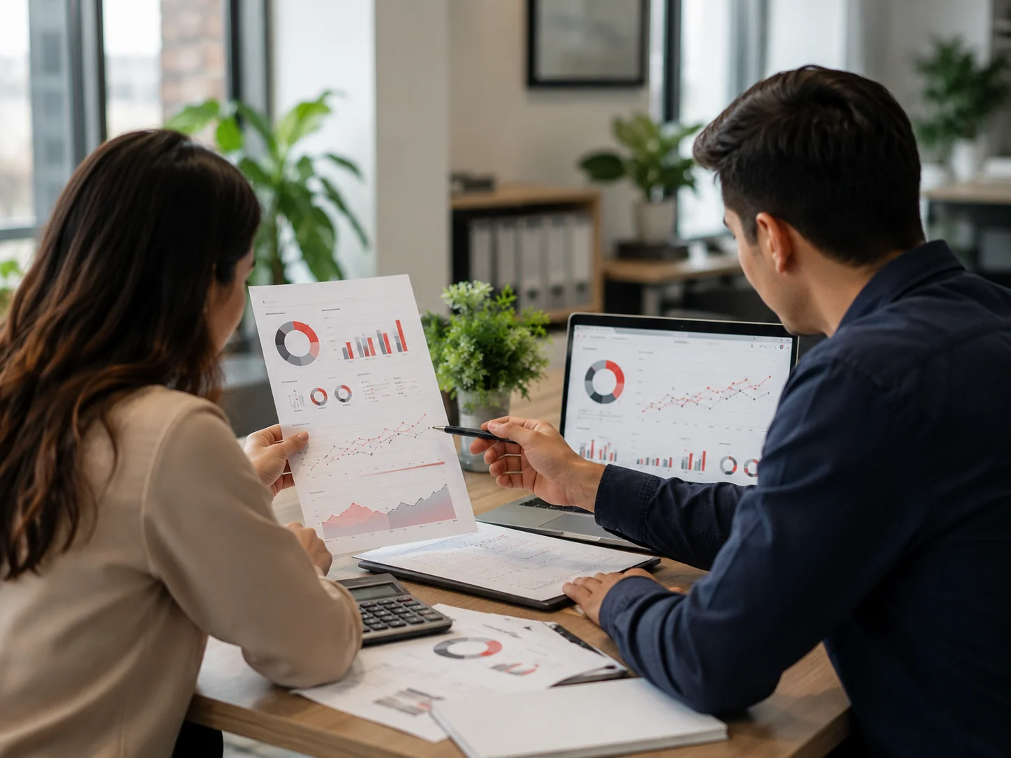 team reviewing an SEO audit report