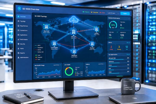 SD-WAN solutions overview graphic