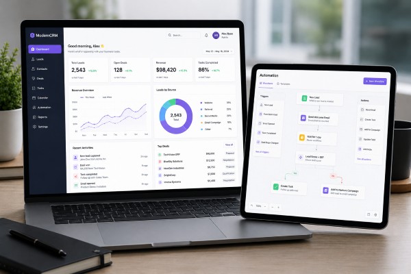 software interface mockup